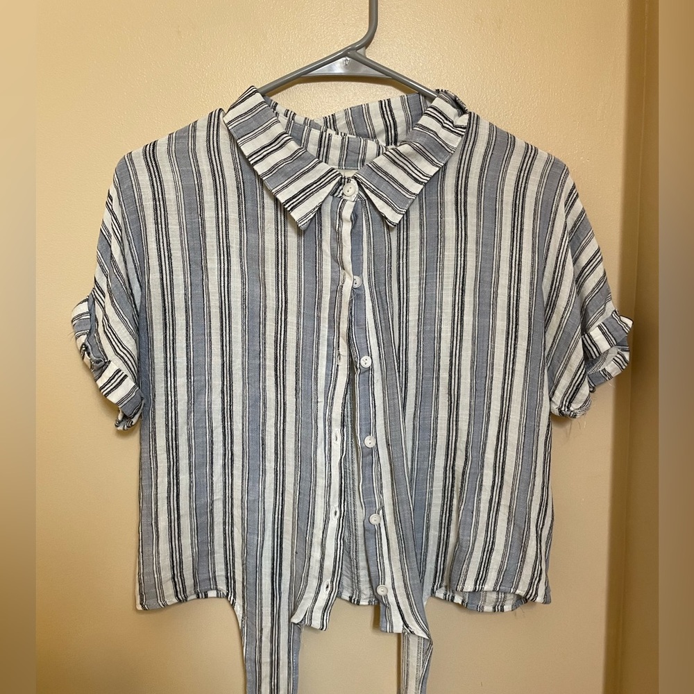 Small Stripped Harper Heritage Button Up Shirt